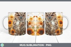 GorgeousAutumn Sunflowers Mug Wrap design.