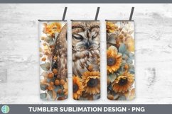 GorgeousAutumn Sunflowers Tumbler design.