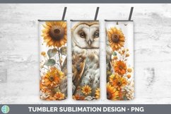 GorgeousAutumn Sunflowers Tumbler design.