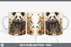 GorgeousAutumn Sunflowers Mug Wrap design.