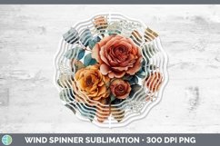 GorgeousAutumn Sunflowers Wind Spinner design.