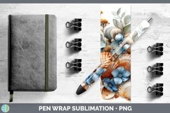 GorgeousAutumn Sunflowers Pen Wrap design.