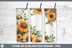 GorgeousAutumn Sunflowers Tumbler design.