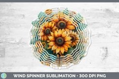 GorgeousAutumn Sunflowers Wind Spinner design.