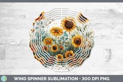 GorgeousAutumn Sunflowers Wind Spinner design.