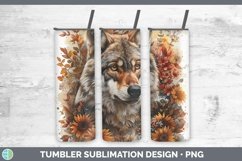 GorgeousAutumn Sunflowers Tumbler design.