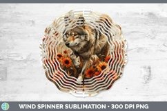 GorgeousAutumn Sunflowers Wind Spinner design.
