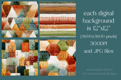 Autumn Seamless Patterns, Geometric Texture Fall Patterns 1 Product Image 2