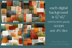 Autumn Seamless Patterns, Geometric Texture Fall Patterns 10 Product Image 2