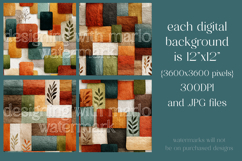 Autumn Seamless Patterns, Geometric Texture Fall Patterns 5 Product Image 2