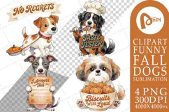 Autumn Treat Thieves Snack Pups Sublimation Product Image 1