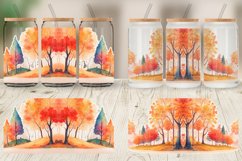 Autumn Trees Glass Can Wraps Product Image 5
