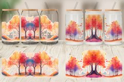 Autumn Trees Glass Can Wraps Product Image 6
