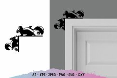 Squirrel Door Decoration Product Image 1