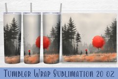 Cute autumn sublimation tumbler. Tumbler wrap Product Image 1