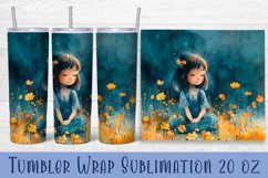Cute autumn sublimation tumbler. Tumbler wrap Product Image 1