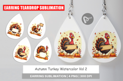 Autumn Turkey Earring Product Image 1