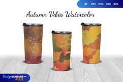 Autumn Vibe Tie Dye Watercolor Sublimation Background Product Image 2