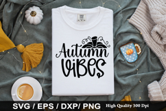 Autumn vibes SVG - Fall Quotes Design Product Image 1