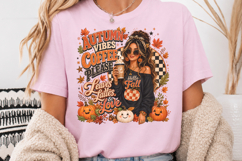 Autumn Vibes Coffee Please PNG, Fall Season Sublimation Product Image 3