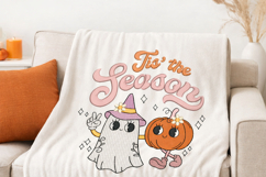 Fall Ghost Pumpkin Embroidery Design Tis The Season Autumn Product Image 6