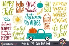 Fall SVG | Autumn Clipart Set Product Image 1