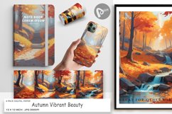 Digital Paper Autumn Vibrant Beauty Product Image 1