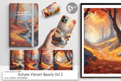 Digital Paper Autumn Vibrant Beauty Product Image 1
