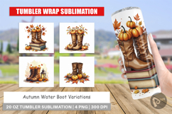 Autumn Water Boot Tumbler Product Image 1