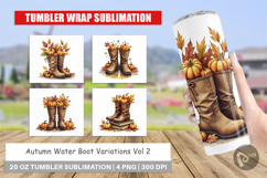 Autumn Water Boot Tumbler Product Image 1