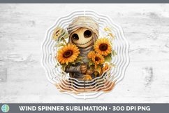 GorgeousAutumn Watercolor Wind Spinner design.