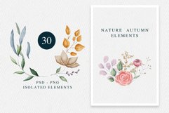 30 Autumn Watercolor illustrations Bundle - PNG Files Product Image 5