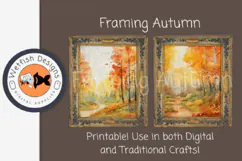 Framing Autumn PNG Thanksgiving Stickers Product Image 2