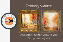 Framing Autumn PNG Thanksgiving Stickers Product Image 3