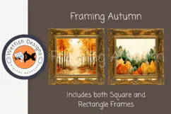 Framing Autumn PNG Thanksgiving Stickers Product Image 4