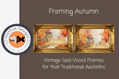 Framing Autumn PNG Thanksgiving Stickers Product Image 5