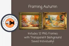Framing Autumn PNG Thanksgiving Stickers Product Image 6