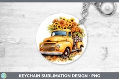 GorgeousAutumn Watercolor Keychain design.