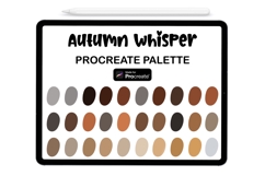 Autumn Whisper Procreate Palette - Procreate Color Palette Product Image 1