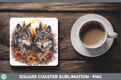 GorgeousAutumn Square Coaster design.