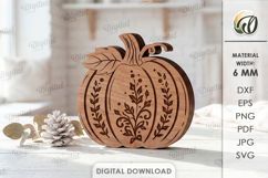 3D Fall Stands Bundle Laser Cut. Standing Home Decor SVG Product Image 4