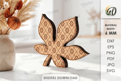 3D Fall Stands Bundle Laser Cut. Standing Home Decor SVG Product Image 8