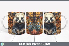 GorgeousAutumn Woodland Animals Mug Wrap design.