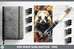 GorgeousAutumn Woodland Animals Pen Wrap design.