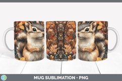 GorgeousAutumn Woodland Animals Mug Wrap design.