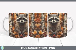 GorgeousAutumn Woodland Animals Mug Wrap design.