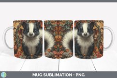 GorgeousAutumn Woodland Animals Mug Wrap design.