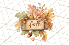 Autumn Words PNG Clipart, Thanksgiving Fall Scenes Clip Art Product Image 2