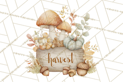 Autumn Words PNG Clipart, Thanksgiving Fall Scenes Clip Art Product Image 3
