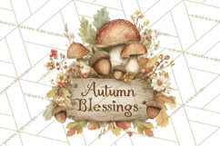Autumn Words PNG Clipart, Thanksgiving Fall Scenes Clip Art Product Image 4